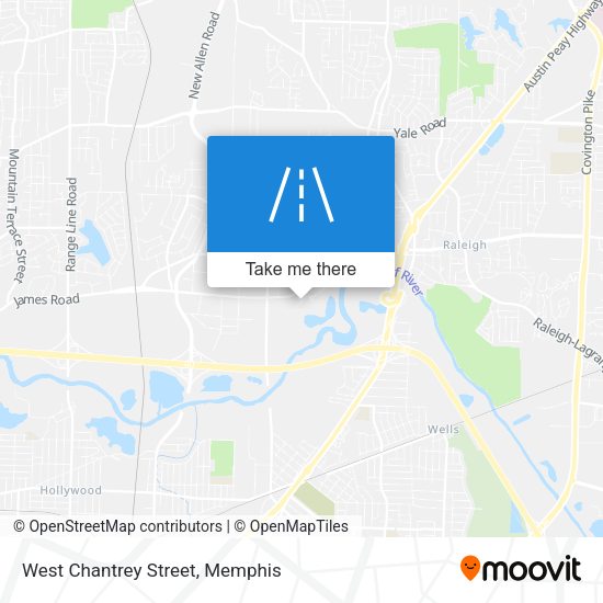 West Chantrey Street map