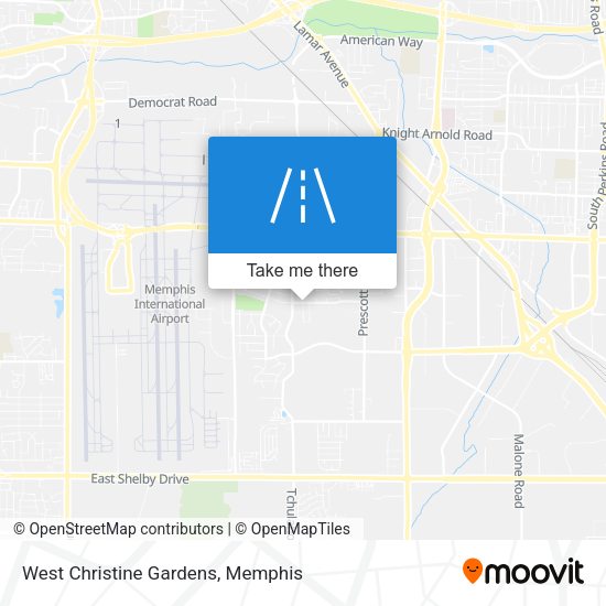 Mapa de West Christine Gardens