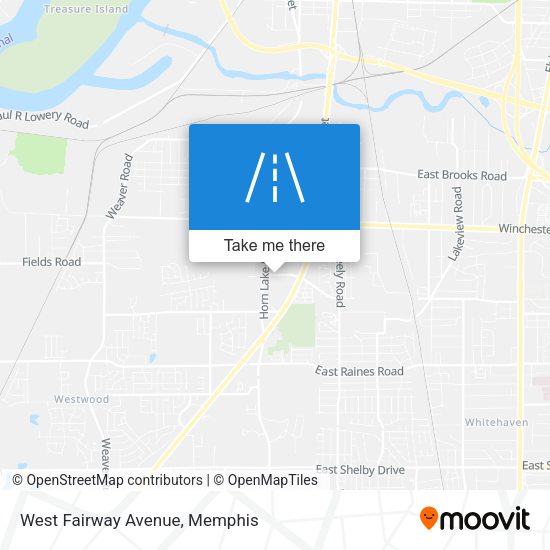 Mapa de West Fairway Avenue