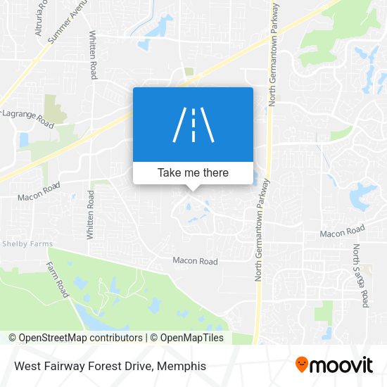 Mapa de West Fairway Forest Drive