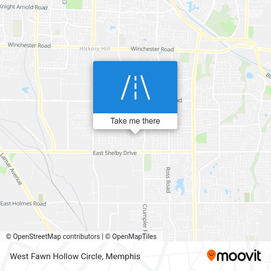 Mapa de West Fawn Hollow Circle
