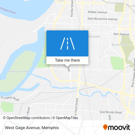 Mapa de West Gage Avenue