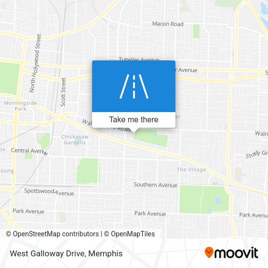 West Galloway Drive map