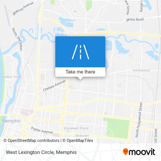 West Lexington Circle map