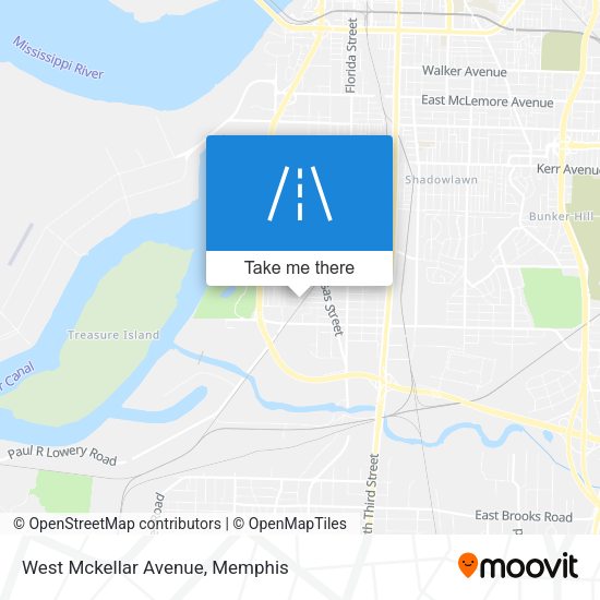 Mapa de West Mckellar Avenue