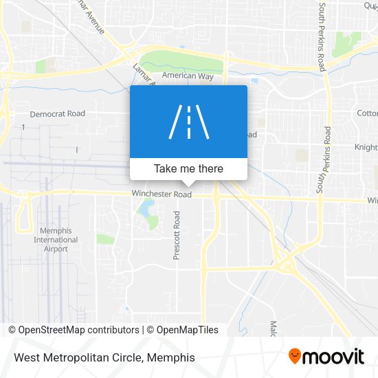West Metropolitan Circle map