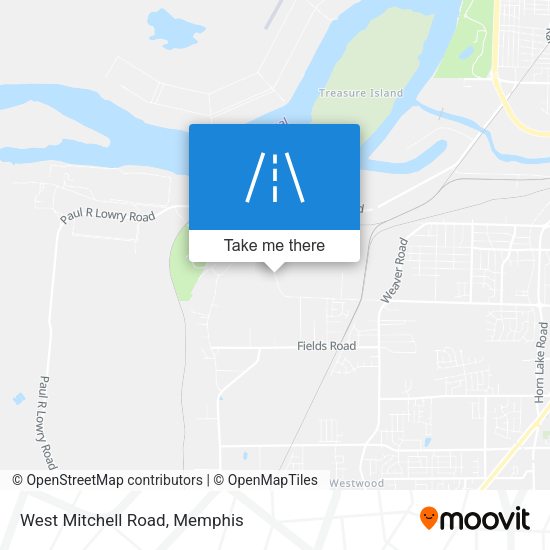 Mapa de West Mitchell Road