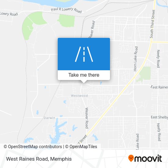 Mapa de West Raines Road
