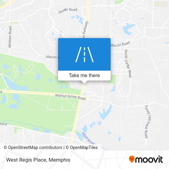 Mapa de West Regis Place