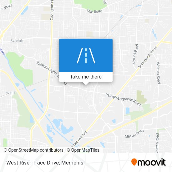 West River Trace Drive map