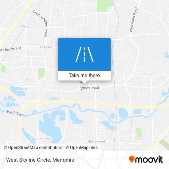 Mapa de West Skyline Circle