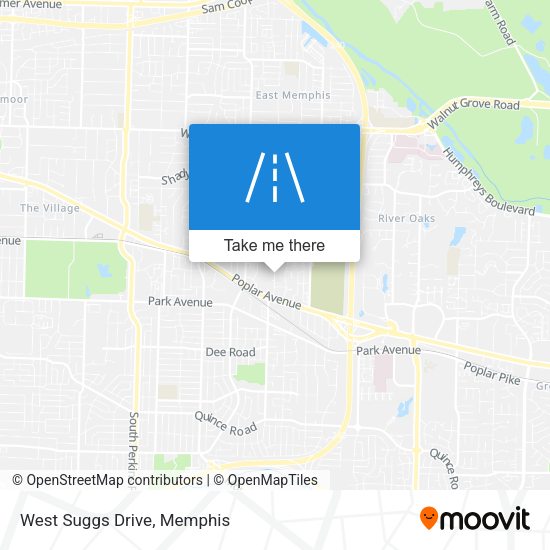 Mapa de West Suggs Drive