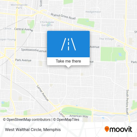 West Walthal Circle map