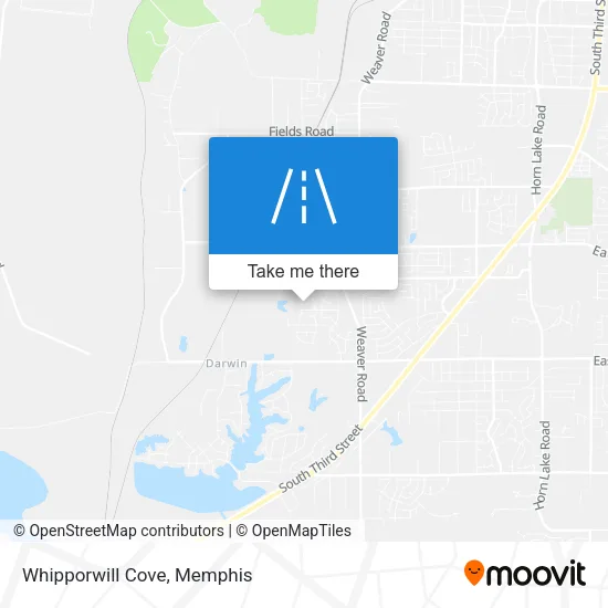 Whipporwill Cove map