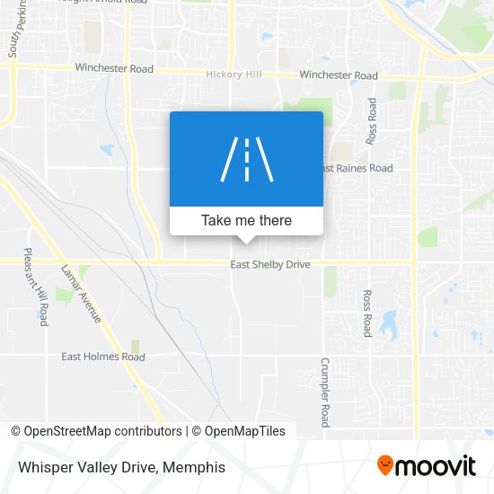Whisper Valley Drive map