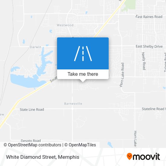 White Diamond Street map