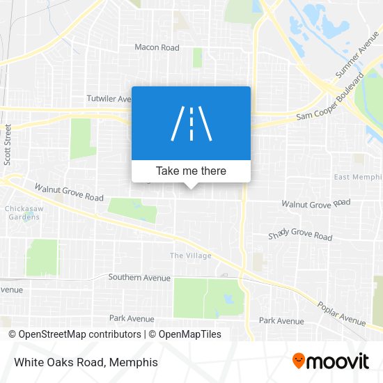Mapa de White Oaks Road