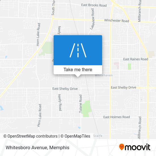 Mapa de Whitesboro Avenue