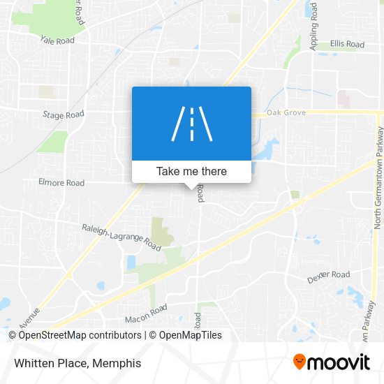 Mapa de Whitten Place