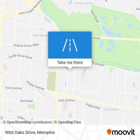 Mapa de Wild Oaks Drive