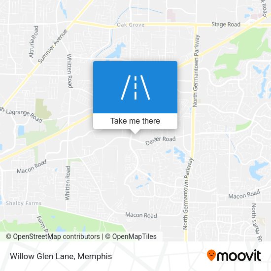 Mapa de Willow Glen Lane
