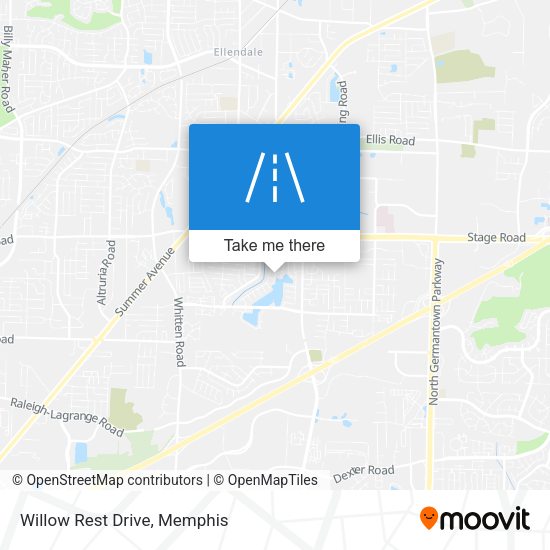 Willow Rest Drive map