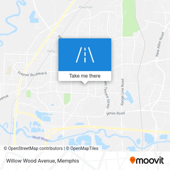 Mapa de Willow Wood Avenue