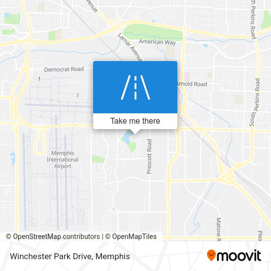 Winchester Park Drive map