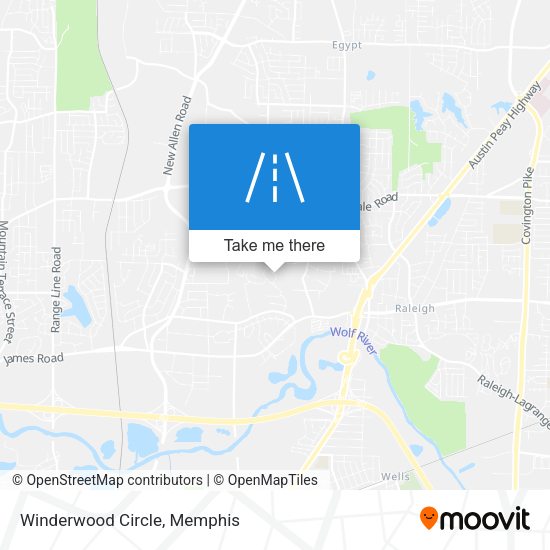 Mapa de Winderwood Circle
