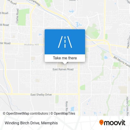 Winding Birch Drive map