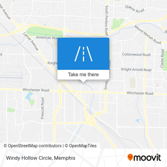 Windy Hollow Circle map