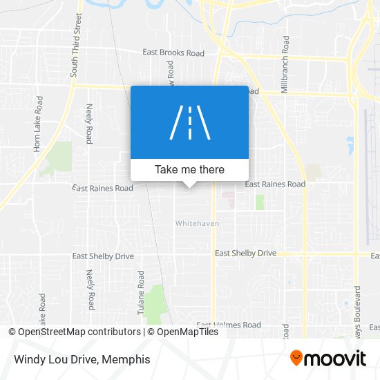 Windy Lou Drive map