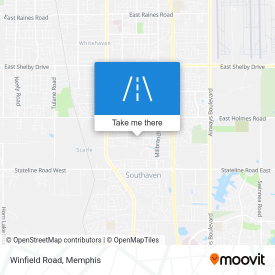 Mapa de Winfield Road