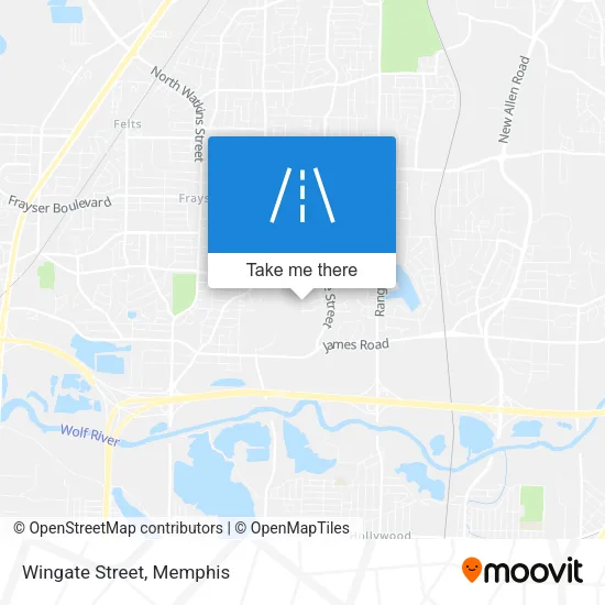 Mapa de Wingate Street