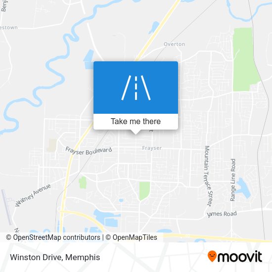 Mapa de Winston Drive