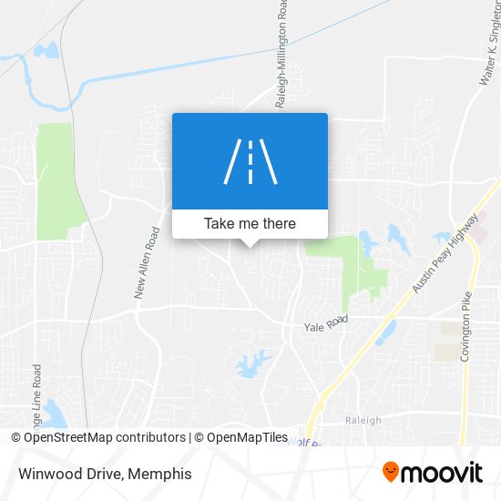 Winwood Drive map