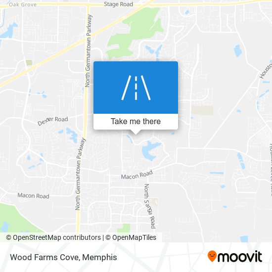 Wood Farms Cove map