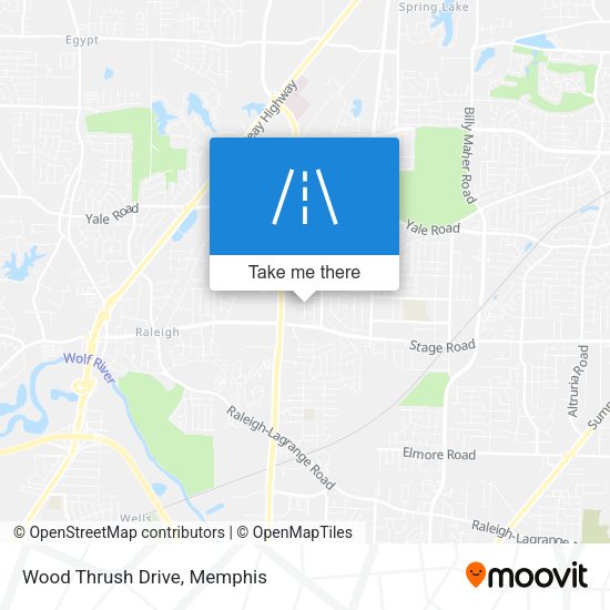 Wood Thrush Drive map