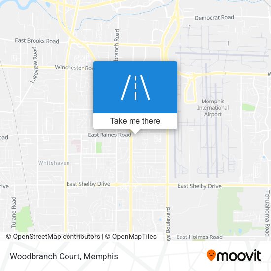Mapa de Woodbranch Court
