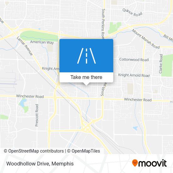 Mapa de Woodhollow Drive