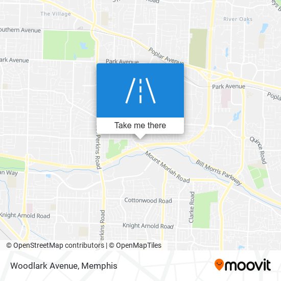 Woodlark Avenue map