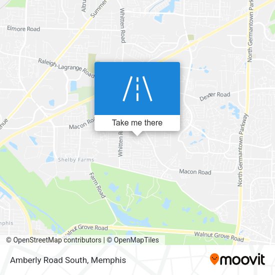 Mapa de Amberly Road South
