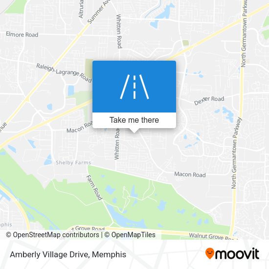 Amberly Village Drive map