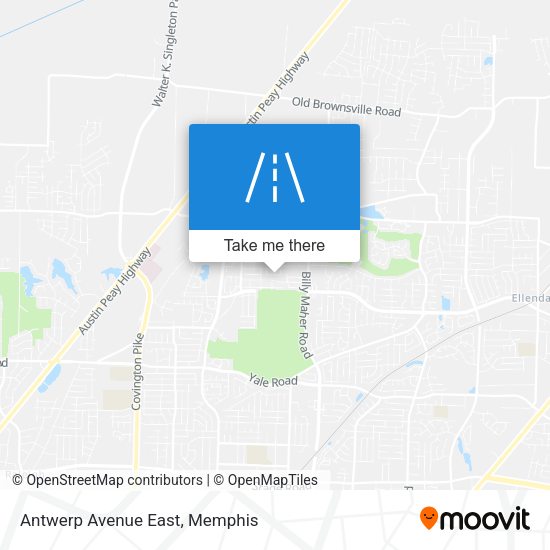 Antwerp Avenue East map