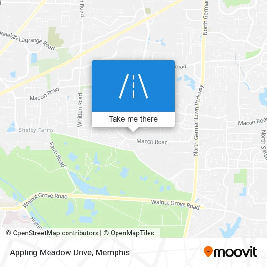 Appling Meadow Drive map