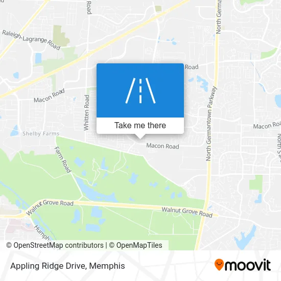 Appling Ridge Drive map