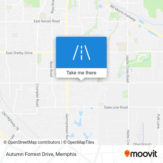 Autumn Forrest Drive map