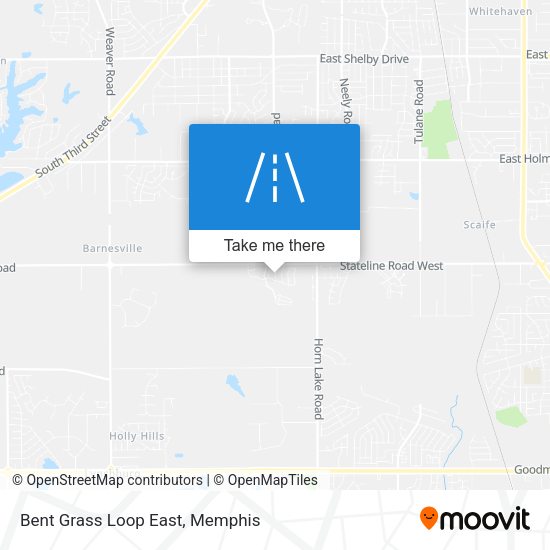 Mapa de Bent Grass Loop East