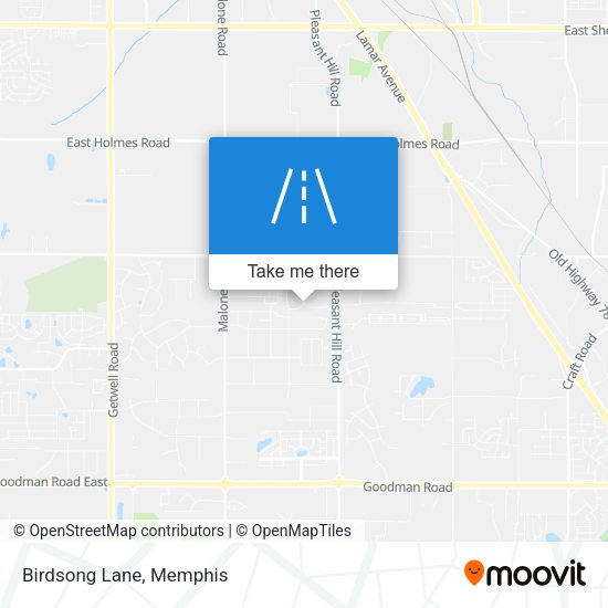 Mapa de Birdsong Lane