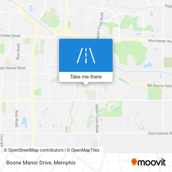 Mapa de Boone Manor Drive